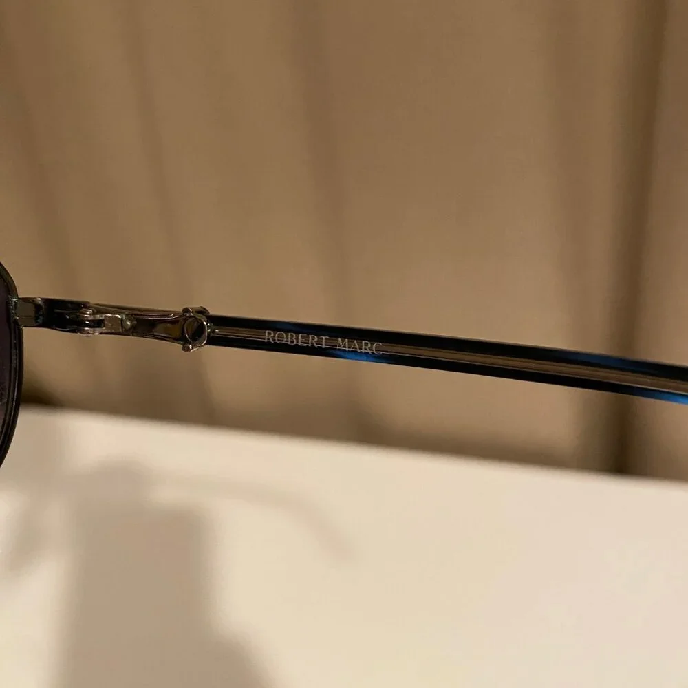 Robert Marc 668-195‎ Sunglasses Made In France Blue Tinted